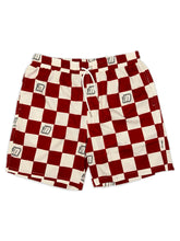 Load image into Gallery viewer, RACING RED SWIM TRUNKS

