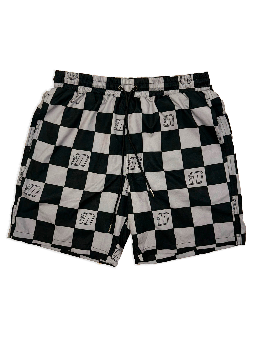 RACING BLACK SWIM TRUNKS